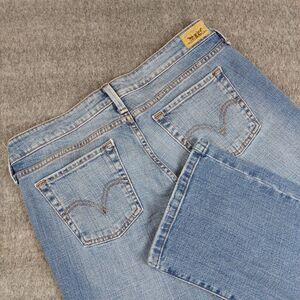 Levis 545 Low Boot Cut Jeans Women's 10L (Fit 34x33.5) Medium Wash Blue Denim